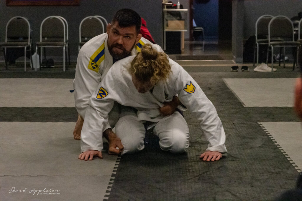 Photo of a Trainer Instructing Position Form